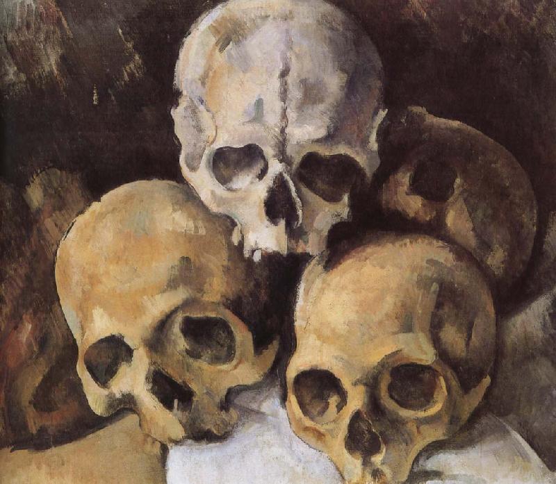 Paul Cezanne skull pyramid China oil painting art